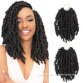 Hot Selling Cheap Pre Spring Twist Curly Water Wave  Braids Free Tess Braids Crochet Synthetic Spring Twist Braiding Hair